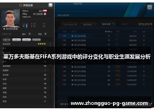 莱万多夫斯基在FIFA系列游戏中的评分变化与职业生涯发展分析 莱万多夫斯基在FIFA系列游戏中的评分变化与职业生涯发展分析